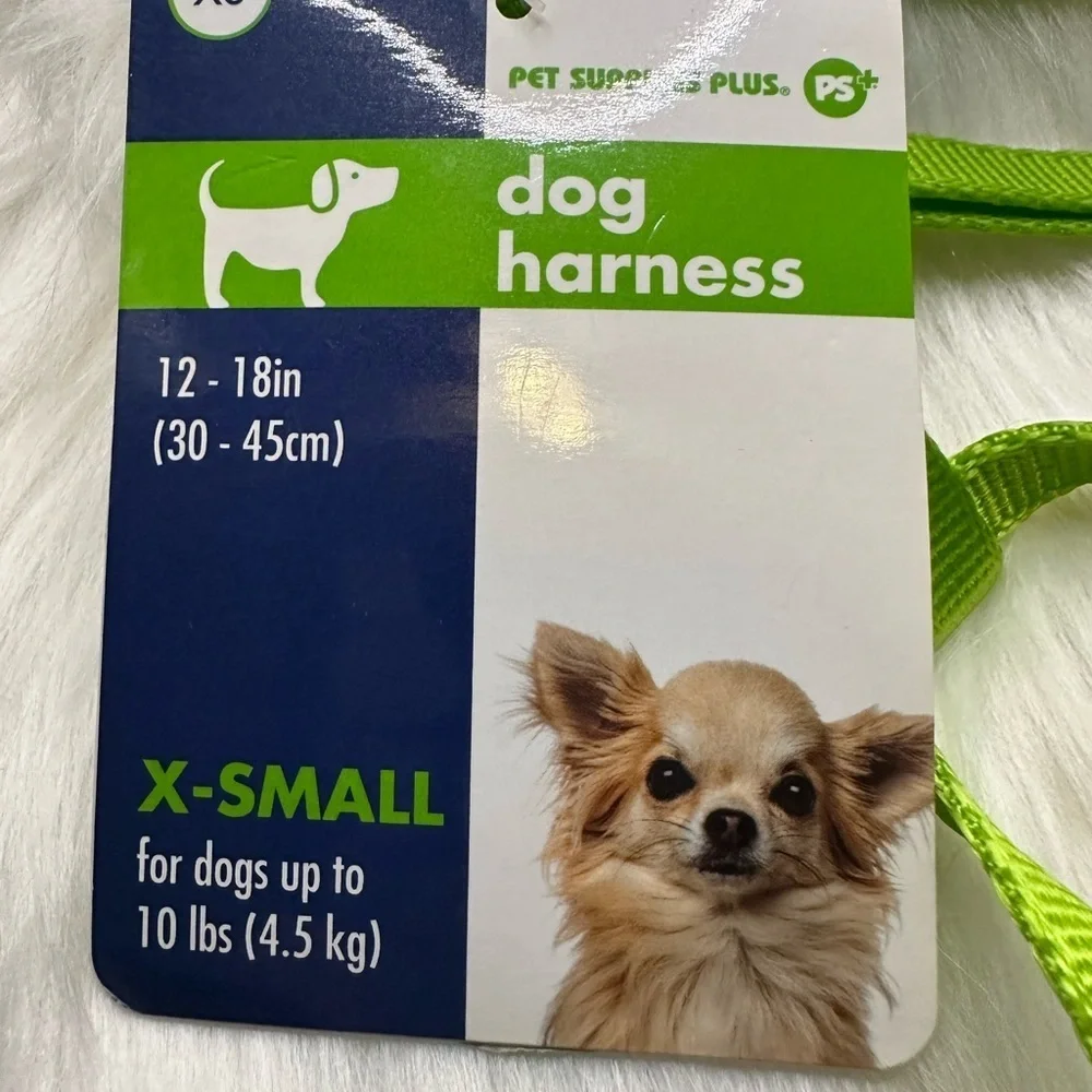 🩷5/$10 Green Dog Harness X-Small